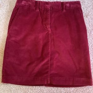 LL Bean red skirt  size 10P